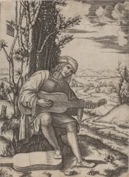 Die Gitarrenspielerin